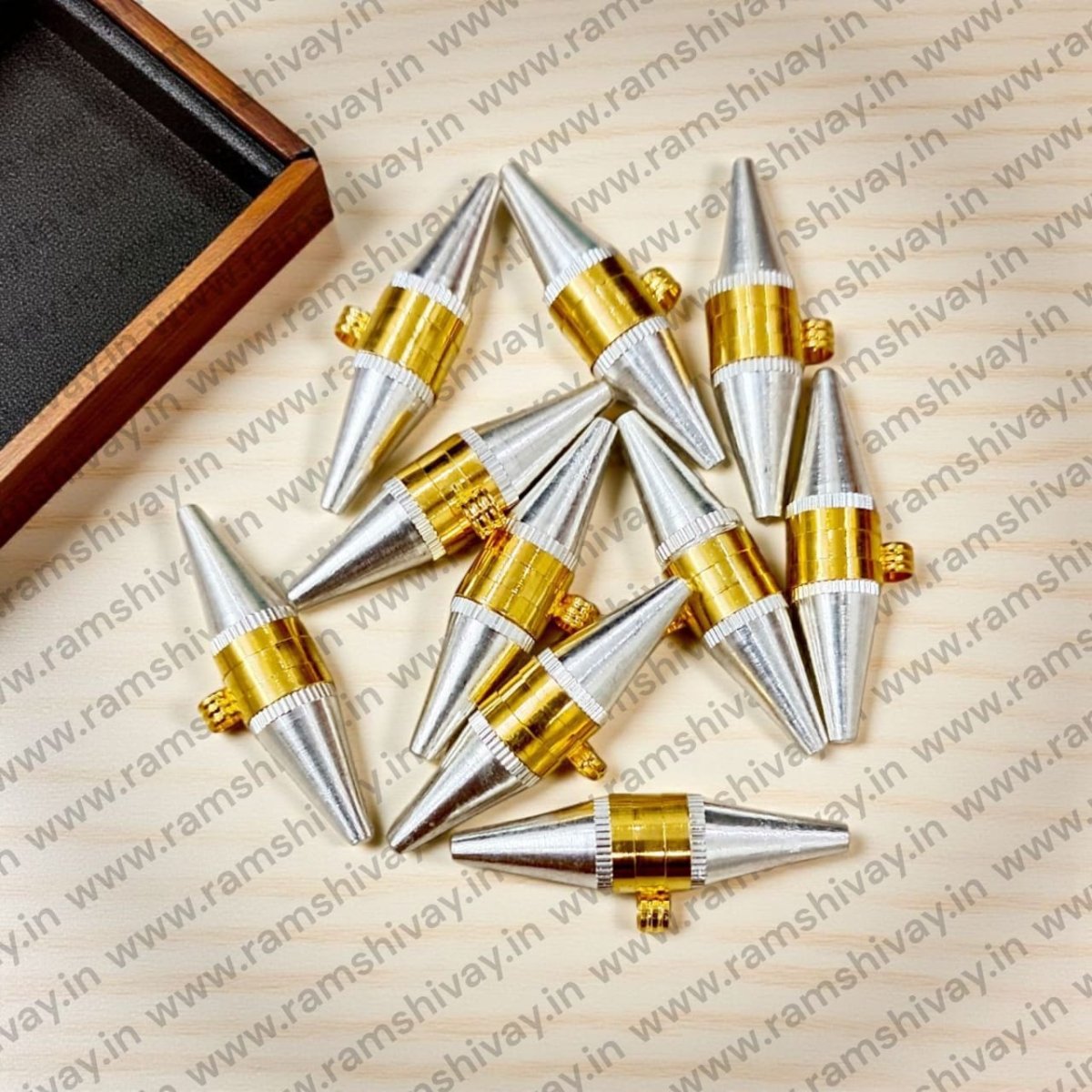 Silver & Brass Metal Taweez with Screw Lock Protection | Spiritual Safeguard Amulet – Ramshivay - Ramshivay