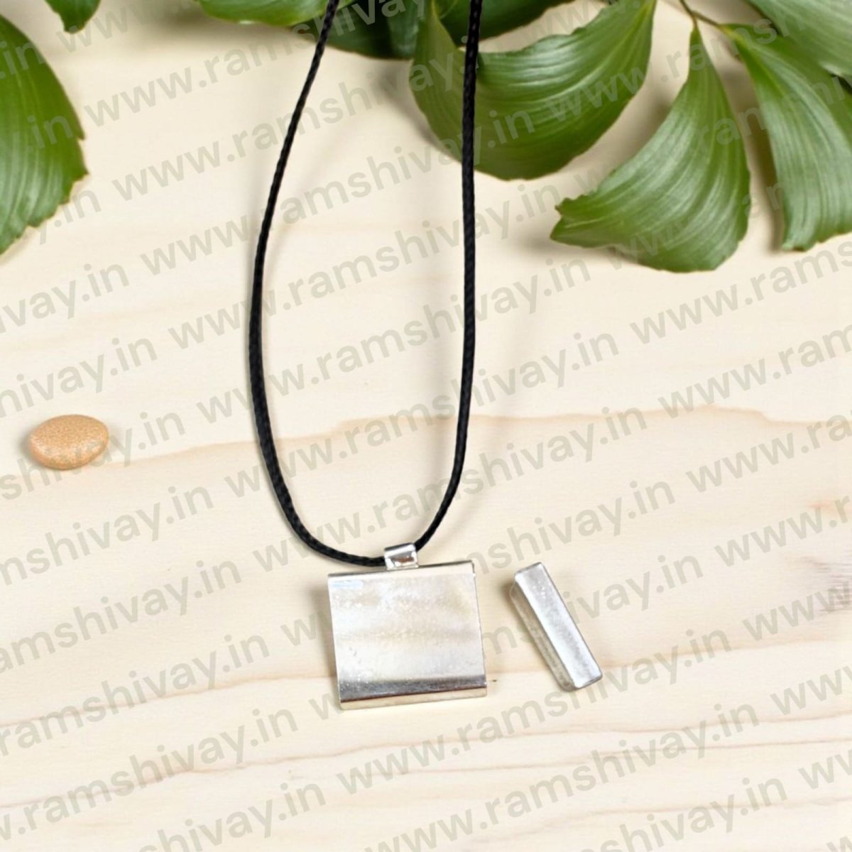 Silver Metal Muslim Style Taweez - Silver Ka Taweez - Dabbi Taweez | Spiritual Safeguard Amulet – Ramshivay - Ramshivay