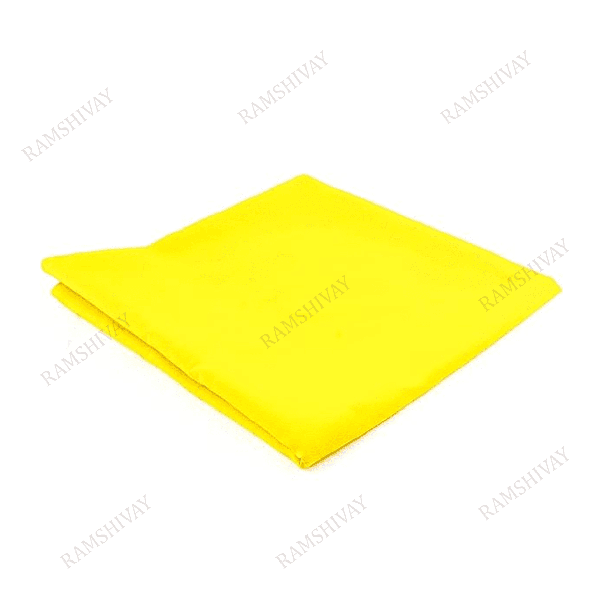 Yellow Peela Cloth for Puja - 100% Natural Fabric for Hawan & Aasan – Ramshivay - Ramshivay
