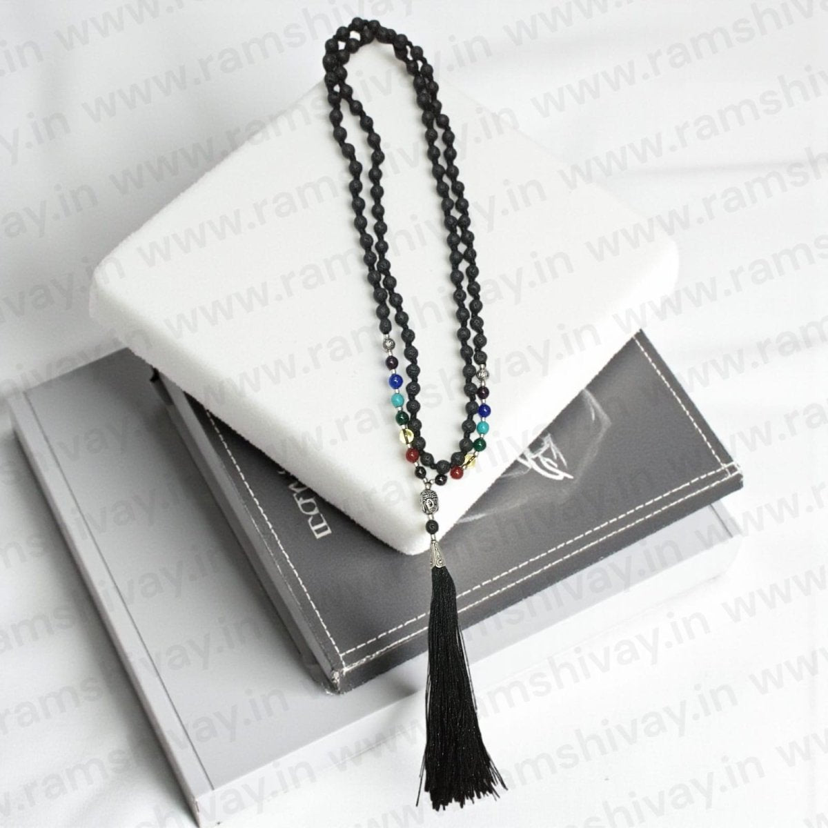 7 Chakra with Lava Mala with Premium Budha Bead | Chakra Healing & Meditation – Ramshivay - Ramshivay