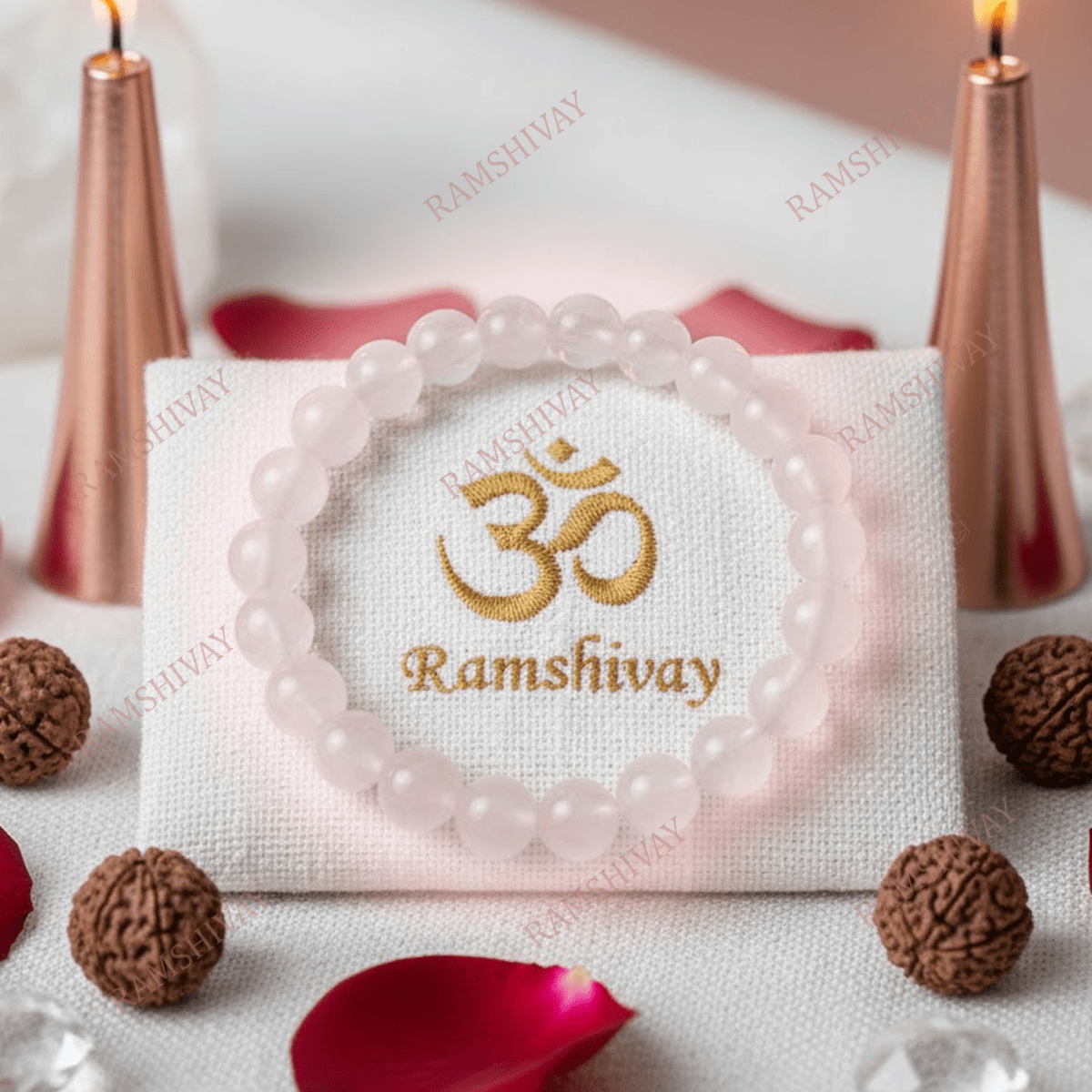 AAA+ Quality Crystal Sphatik Bracelet (8mm) with Lab Certificate for Healing – Ramshivay - Ramshivay