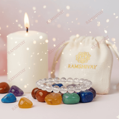 AAA+ Quality Crystal Sphatik Bracelet (8mm) with Lab Certificate for Healing – Ramshivay
