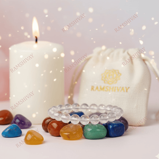 AAA+ Quality Crystal Sphatik Bracelet (8mm) with Lab Certificate for Healing – Ramshivay - Ramshivay