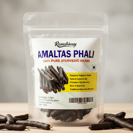 Amaltas Ki Phali (250gm) with 100% Pure Organic Cassia Fistula | For Detox, Digestion & Ayurvedic Wellness – Ramshivay - Ramshivay