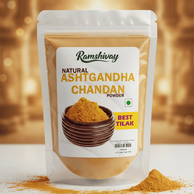 Ashtagandha with Kesar & Chandan Herbal Tilak for Pooja & Rituals – Ramshivay