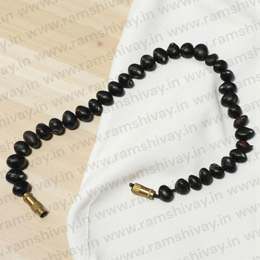 Black Gunja (Ratti/Chirmi) Bracelet with Lab Certificate & Screw Lock | Protection & Positivity – Ramshivay - Ramshivay
