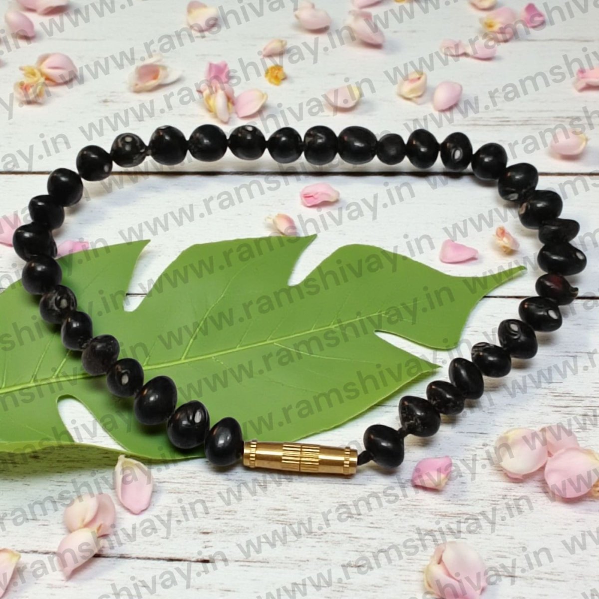 Black Gunja (Ratti/Chirmi) Bracelet with Lab Certificate & Screw Lock | Protection & Positivity – Ramshivay - Ramshivay