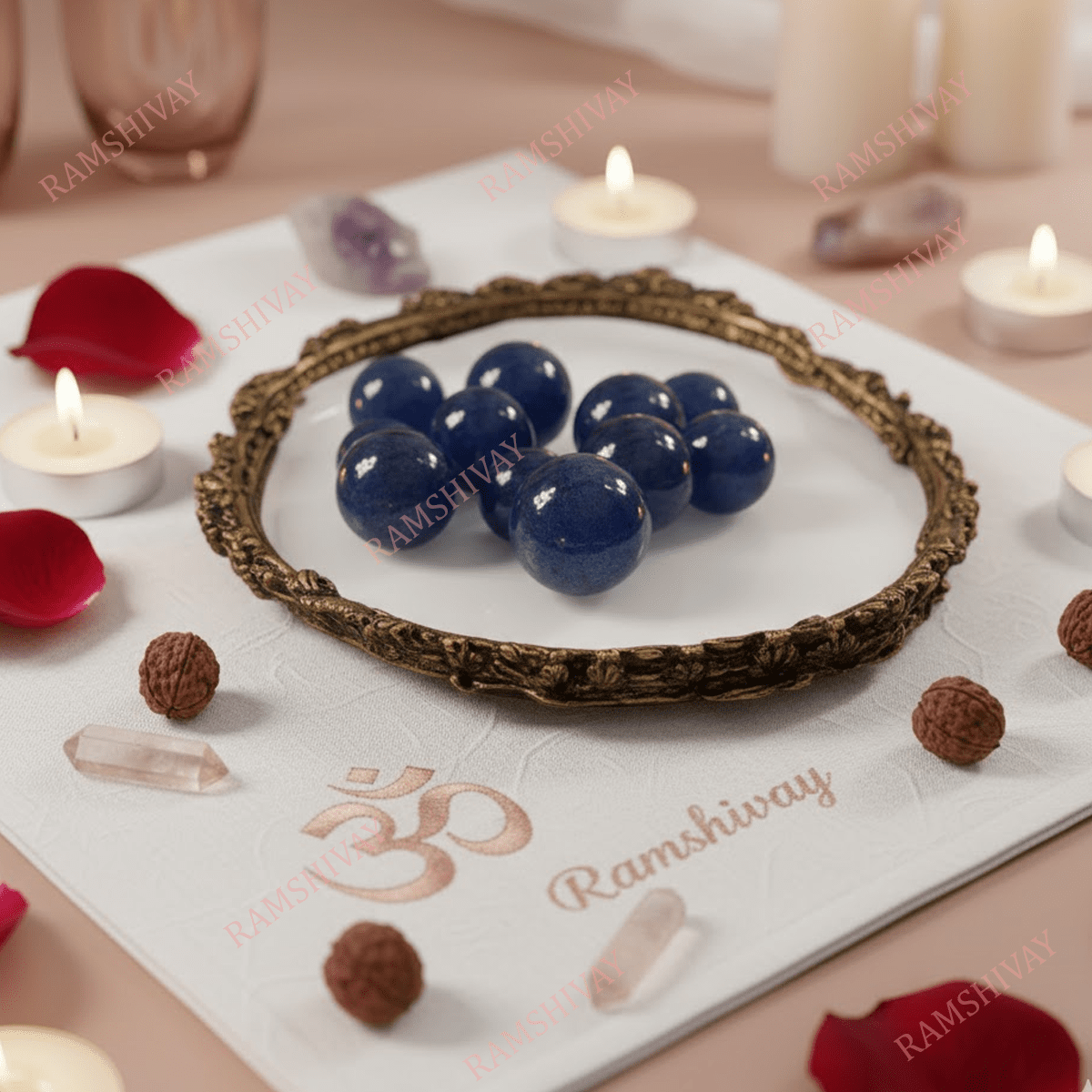 Blue Marbles (Neele Kanche) - Astrological Remedy for Shani Dosha & Sadesati – Ramshivay - Ramshivay