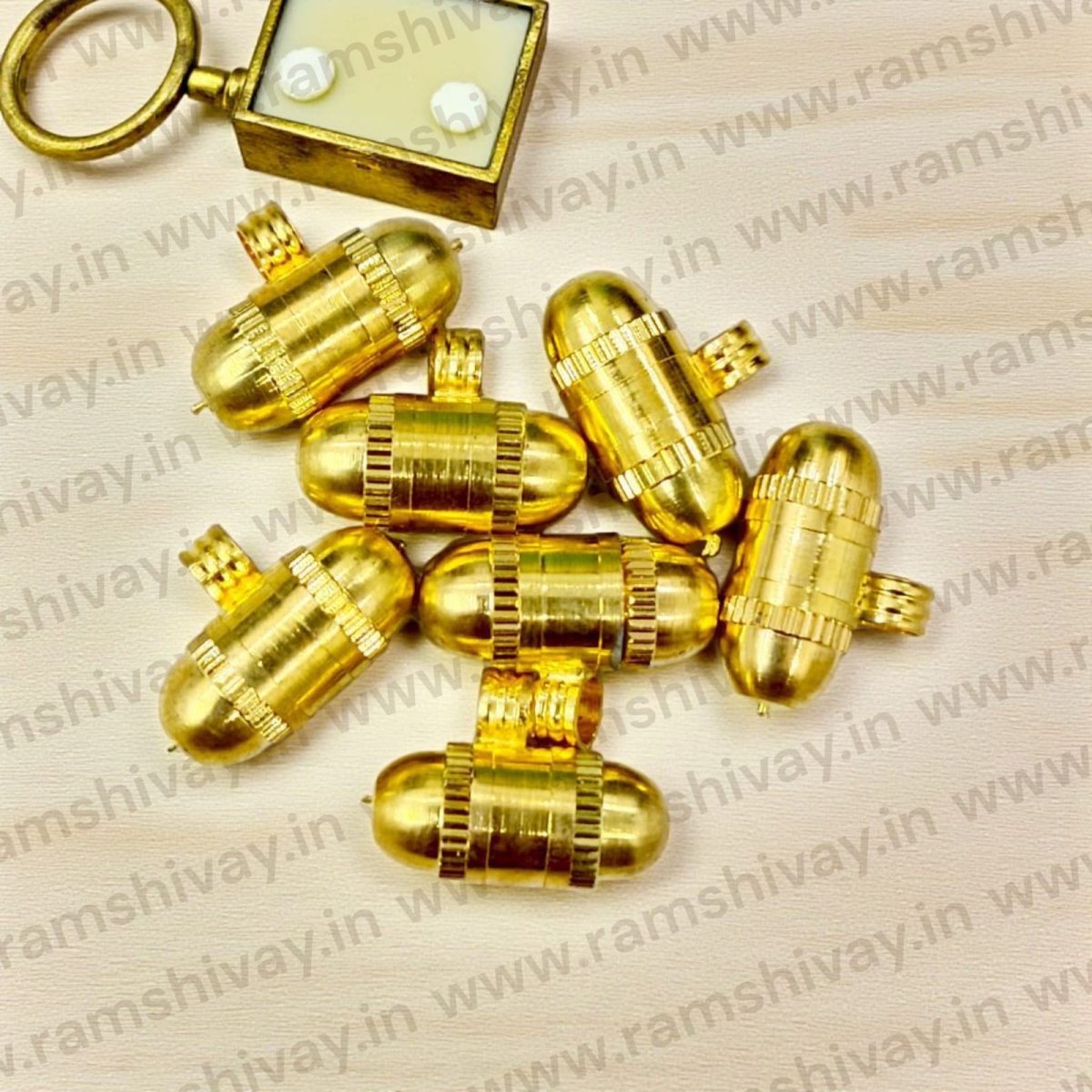 Golden Taweez for Children - Gold Metal Ka Taweez - for Boys & Girls - Small Size | Spiritual Safeguard Amulet – Ramshivay - Ramshivay