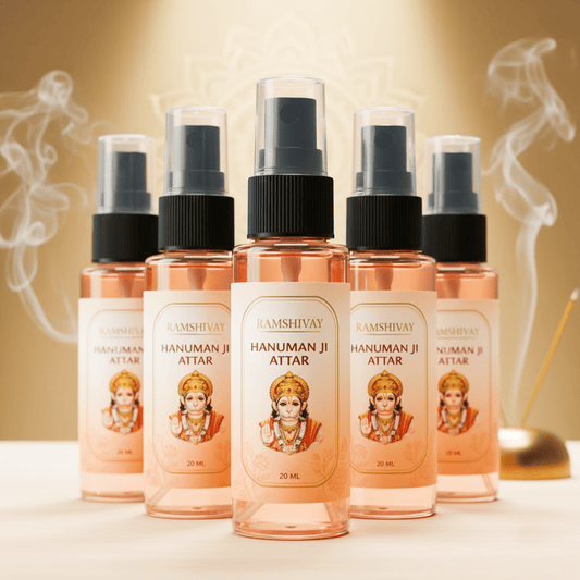 Hanuman Ji Spray Attar - 20ml (Pack of 5) Floral Fragrance for Puja – Ramshivay - Ramshivay