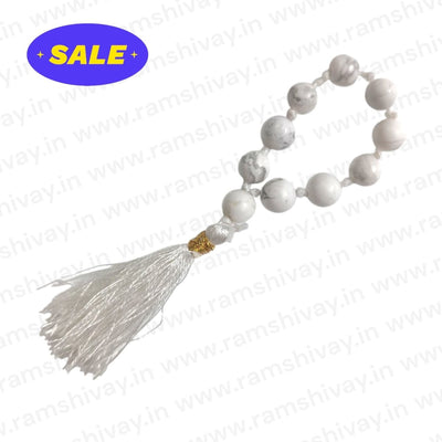 Howlite Finger Mala 8MM 9+1 Beads with Lab Certificate for Jaap – Ramshivay