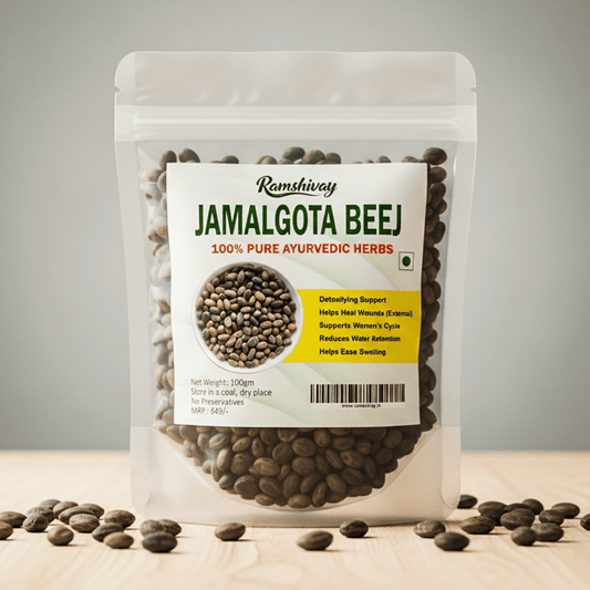 Jamalgota Seeds for Hair with Croton Tiglium | Hair Growth & Strengthening – Ramshivay - Ramshivay