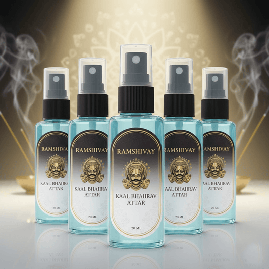 Kaal Bhairav Ji Spray Attar - 20ml (Pack of 5) Floral Fragrance for Puja – Ramshivay - Ramshivay