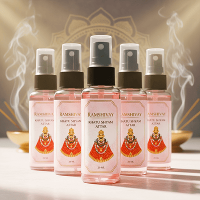 Khatu Shyam Spray Attar - 20ml (Pack of 5) Floral Fragrance for Puja – Ramshivay