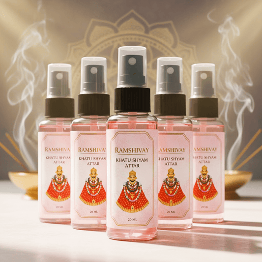 Khatu Shyam Spray Attar - 20ml (Pack of 5) Floral Fragrance for Puja – Ramshivay - Ramshivay