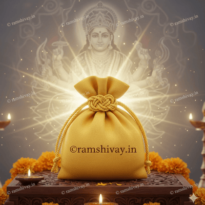 Lakshami Potli for Home Office Safety with Handmade Laxmi Hawan – Ramshivay