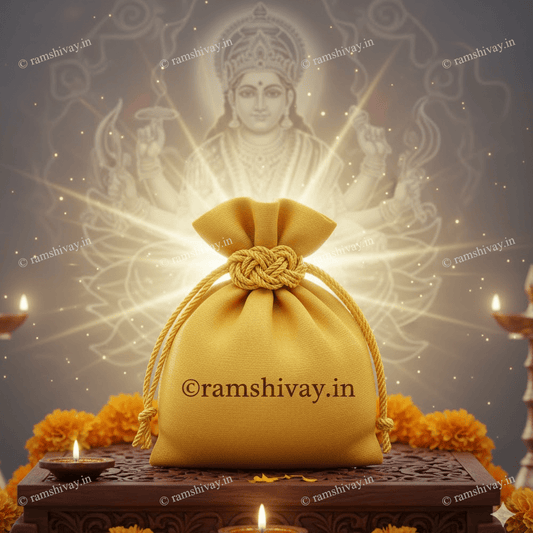 Lakshami Potli for Home/Office Safety with Natural Handmade Maa Laxmi Hawan | For Health, Wealth & Success – Ramshivay - Ramshivay