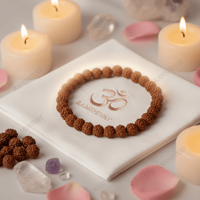 Little Kids 5 Mukhi Rudraksha Bracelet (5mm) for Protection & Positive Energy – Ramshivay