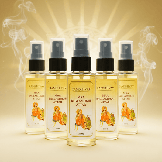 Maa Baglamukhi Spray Attar - 20ml (Pack of 5) Floral Fragrance for Puja – Ramshivay - Ramshivay