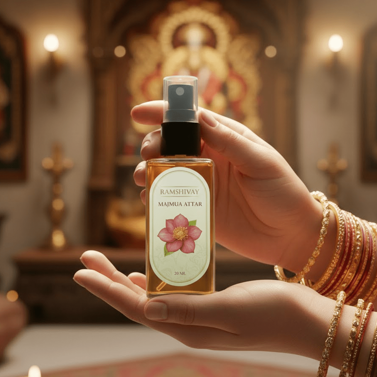 Majmua Spray Attar - 20ml (Pack of 5) Floral Fragrance for Puja – Ramshivay - Ramshivay