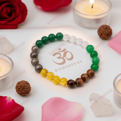 Money Magnet Bracelet (8mm) with Lab Certificate for Wealth & Prosperity – Ramshivay