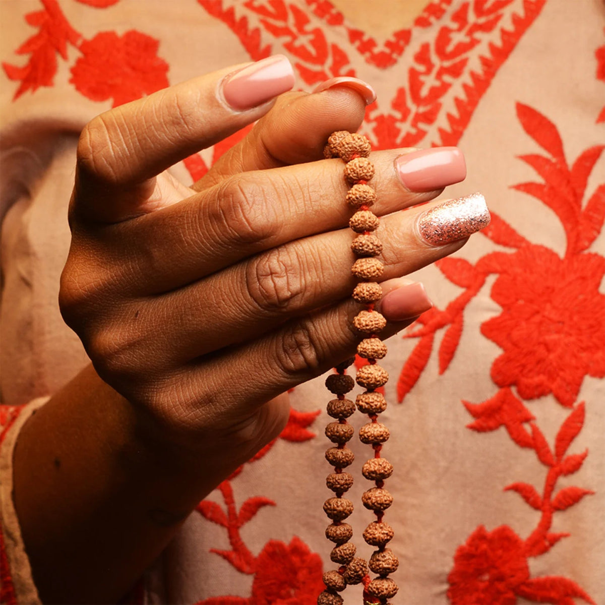 Natural 8 Mukhi Rudraksha Mala 108+1 Beads with Lab Certificate | 8 Faces Rudraksha Mala for Daily Jaap & Wearing – Ramshivay - Ramshivay