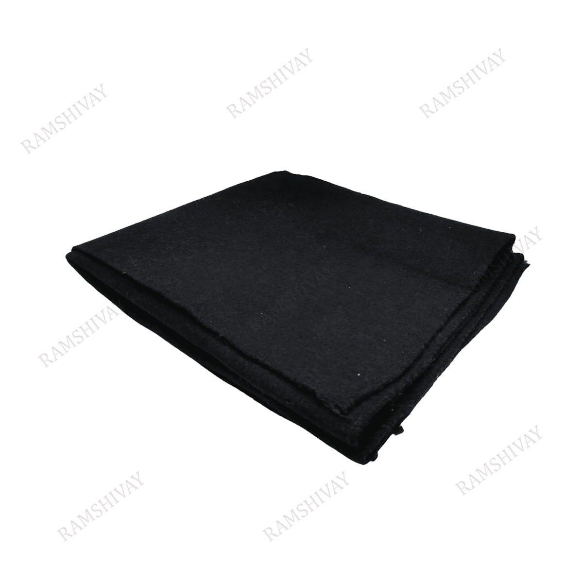 Natural Black Aasan (Pack of 2) Premium Cloth for Meditation & Puja – Ramshivay - Ramshivay