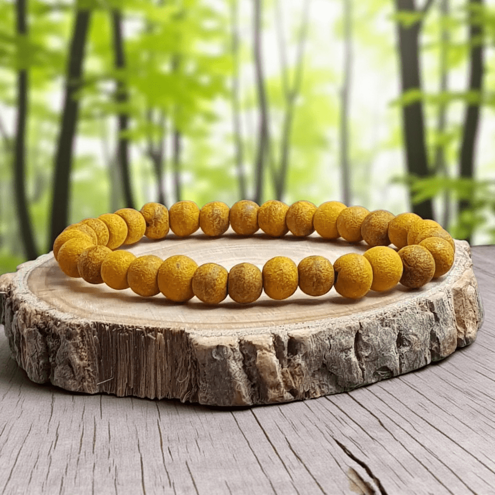 Natural Haldi Bracelet with Lab Certificate | Spiritual Protection for Men & Women – Ramshivay - Ramshivay