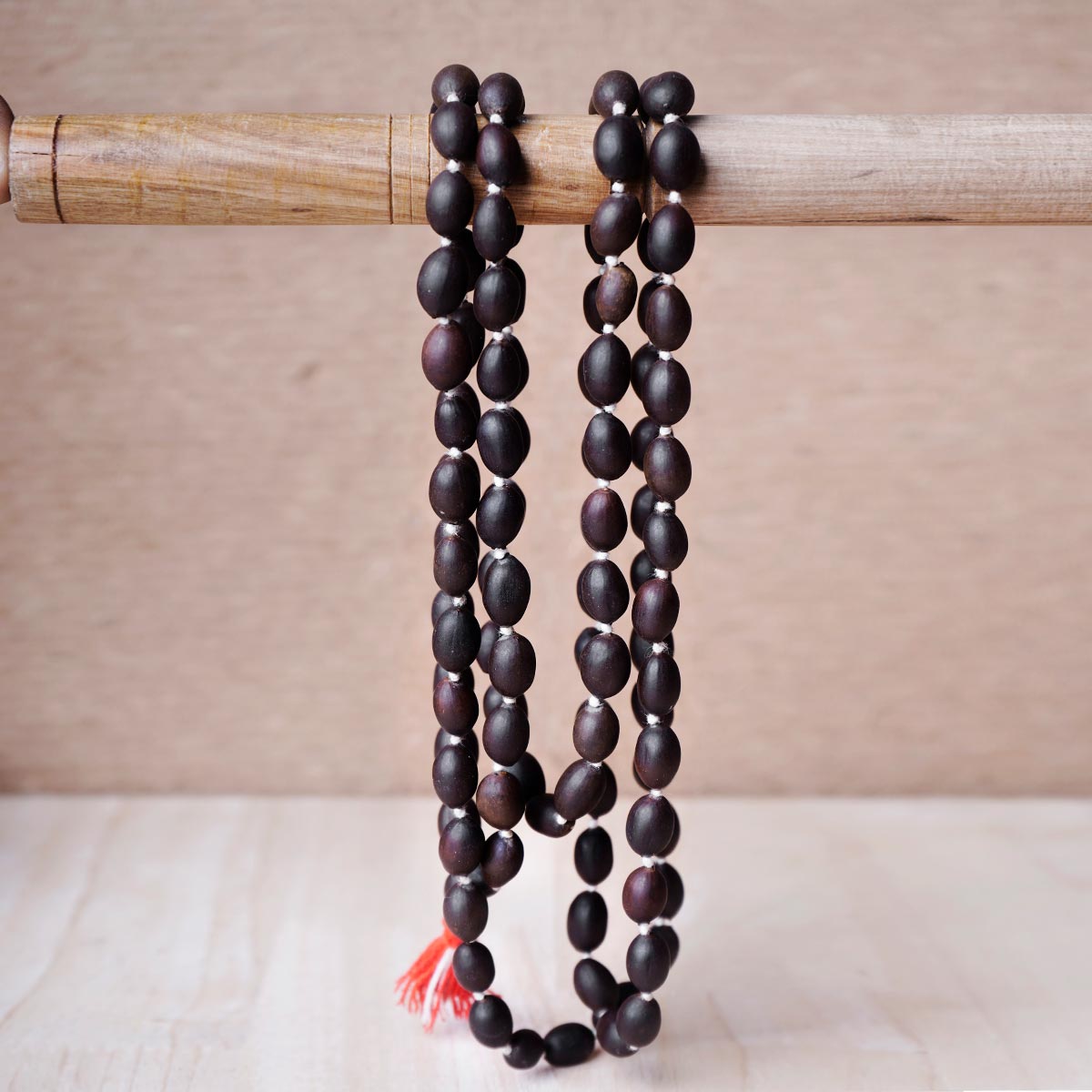 Natural Kamal Gutta Mala 108+1 Beads with Lab Certificate | Spiritual Meditation & Lakshami Mantra Jaap – Ramshivay - Ramshivay