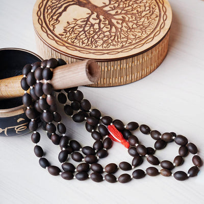 Natural Kamal Gutta Mala 108+1 Beads for Lakshmi Mantra Jaap – Ramshivay