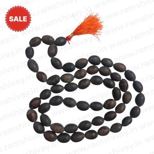 Natural Lotus Seed Mala 54+1 Beads with Lab Certification | Ideal for Lakshmi Jaap, Meditation & Rituals – Ramshivay - Ramshivay