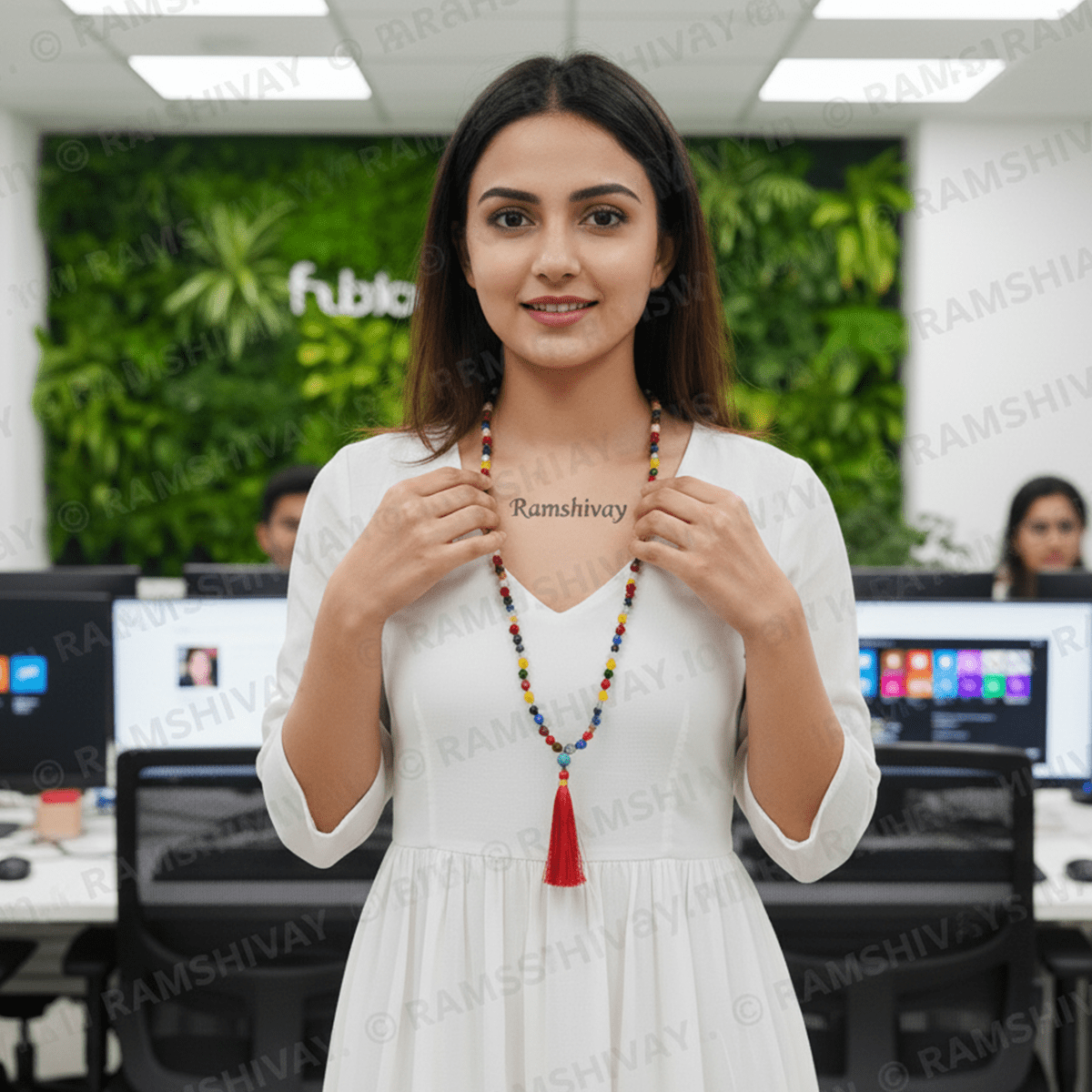 Natural Navratan Mala (Navagraha Mala) 108+1 Beads with Lab Certificate | For Jaap, Wearing & Planetary Harmony – Ramshivay - Ramshivay