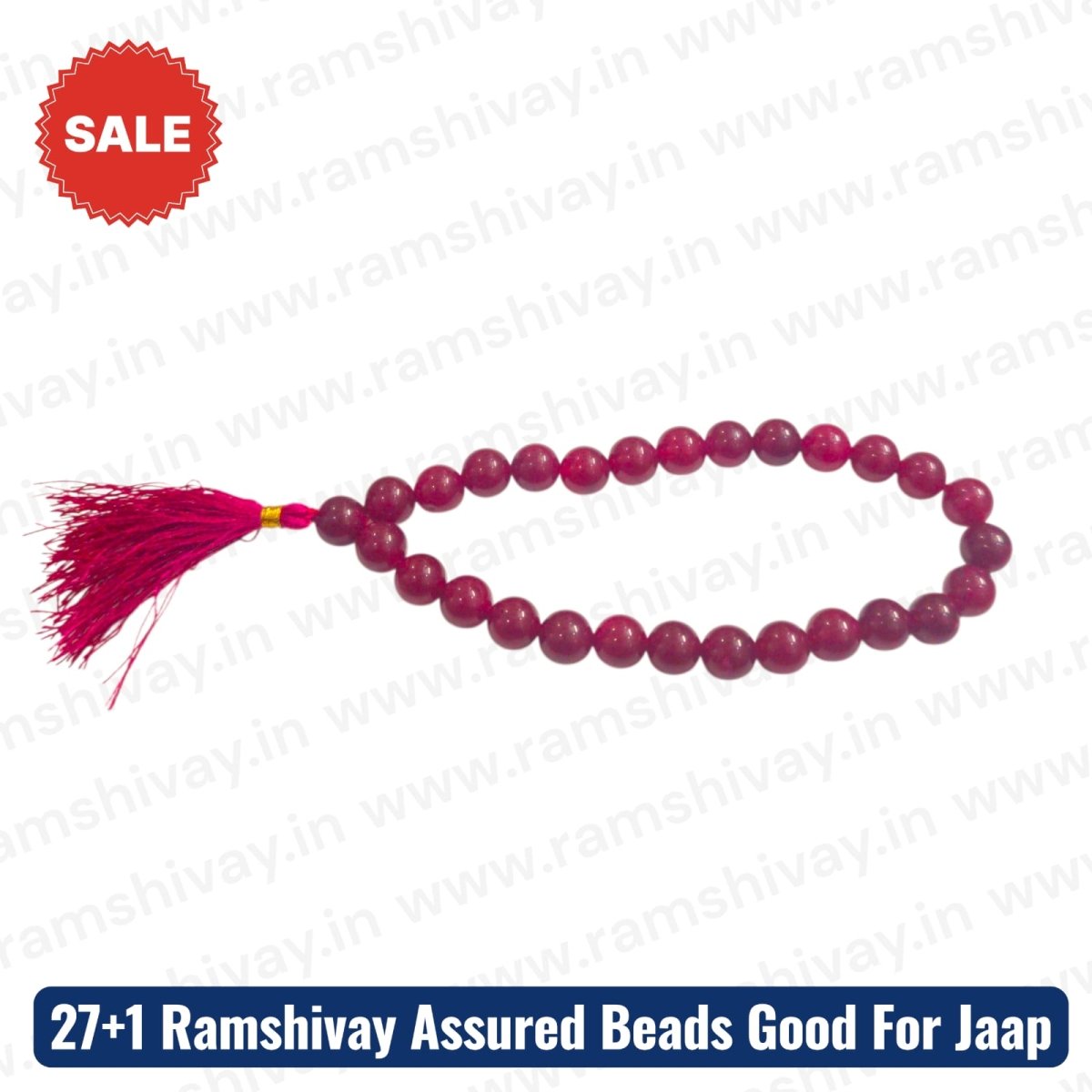 Natural Red Agate Mala 27+1 Beads with Lab Certificate | Best for Jaap & Easy to Carry – Ramshivay - Ramshivay
