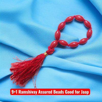 Natural Red Coral Finger Mala 9+1 Beads with Lab Certificate for Jaap – Ramshivay
