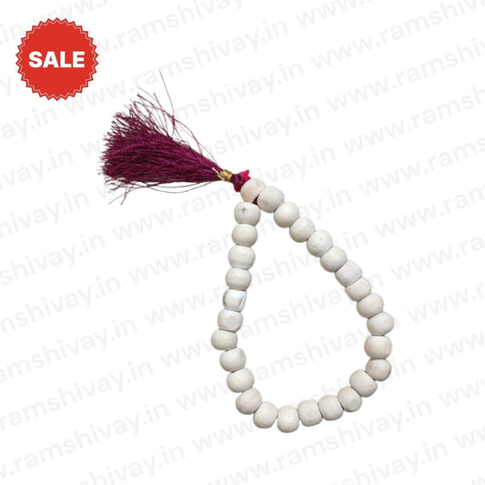 Natural Tulsi Mala 27+1 with Lab Certificate | 8MM Tulsi Wood Mala for Jaap – Ramshivay - Ramshivay