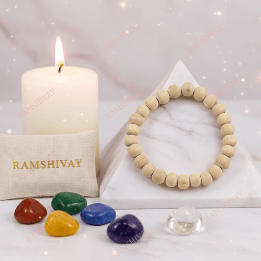 Natural Tulsi Wood Bracelet (8mm) with Lab Certificate for Protection & Peace – Ramshivay - Ramshivay