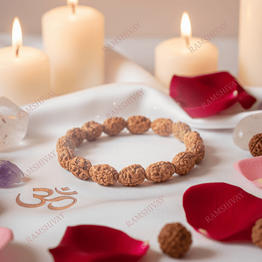 Original 3 Mukhi Rudraksha Bracelet with Lab Certificate for Strength – Ramshivay - Ramshivay