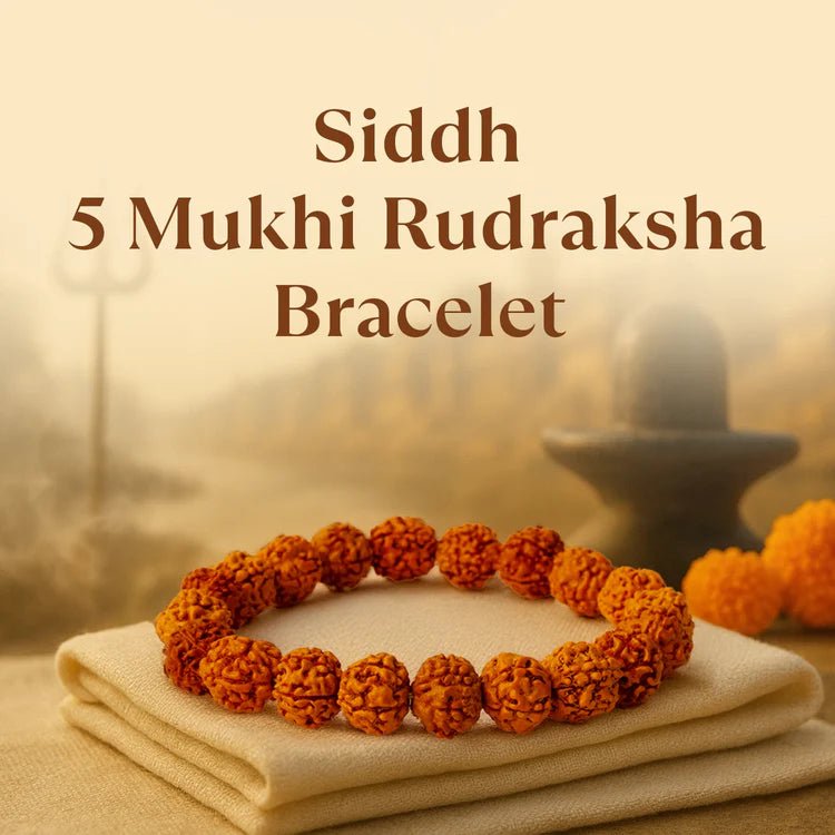 Original 5 Mukhi Rudraksha Bracelet with Lab Certificate for Peace & Health – Ramshivay - Ramshivay