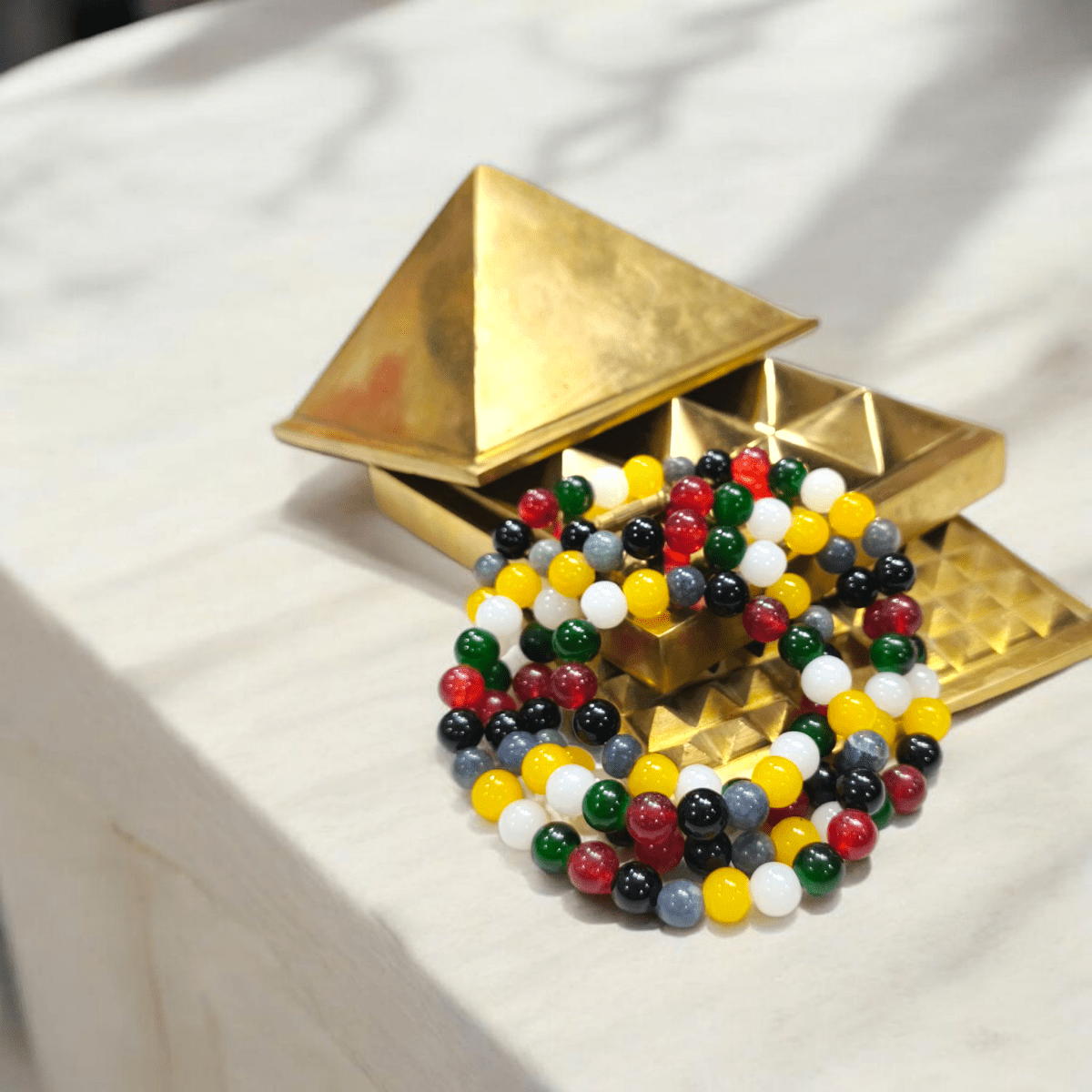 Original Mix Agate Mala 108 Beads with Lab Certificate | Mixed Hakik Stone Mala for Men & Women – Ramshivay - Ramshivay