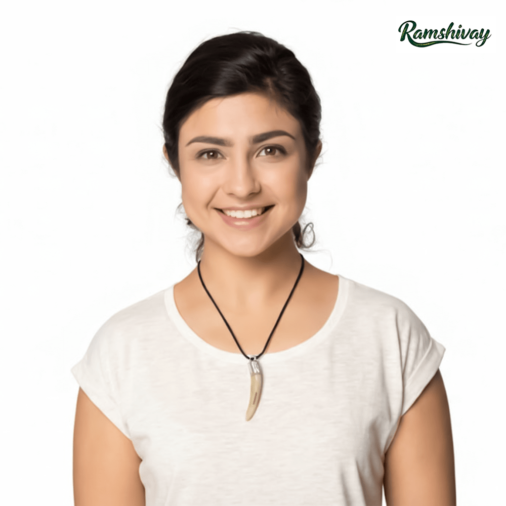 Original Shukar Dant Energized - Lab Certified Silver Cap Pendant – Ramshivay - Ramshivay