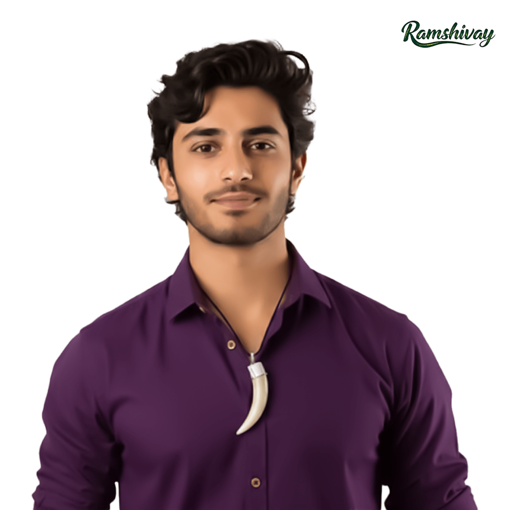 Original Shukar Dant Energized - Lab Certified Silver Cap Pendant – Ramshivay - Ramshivay