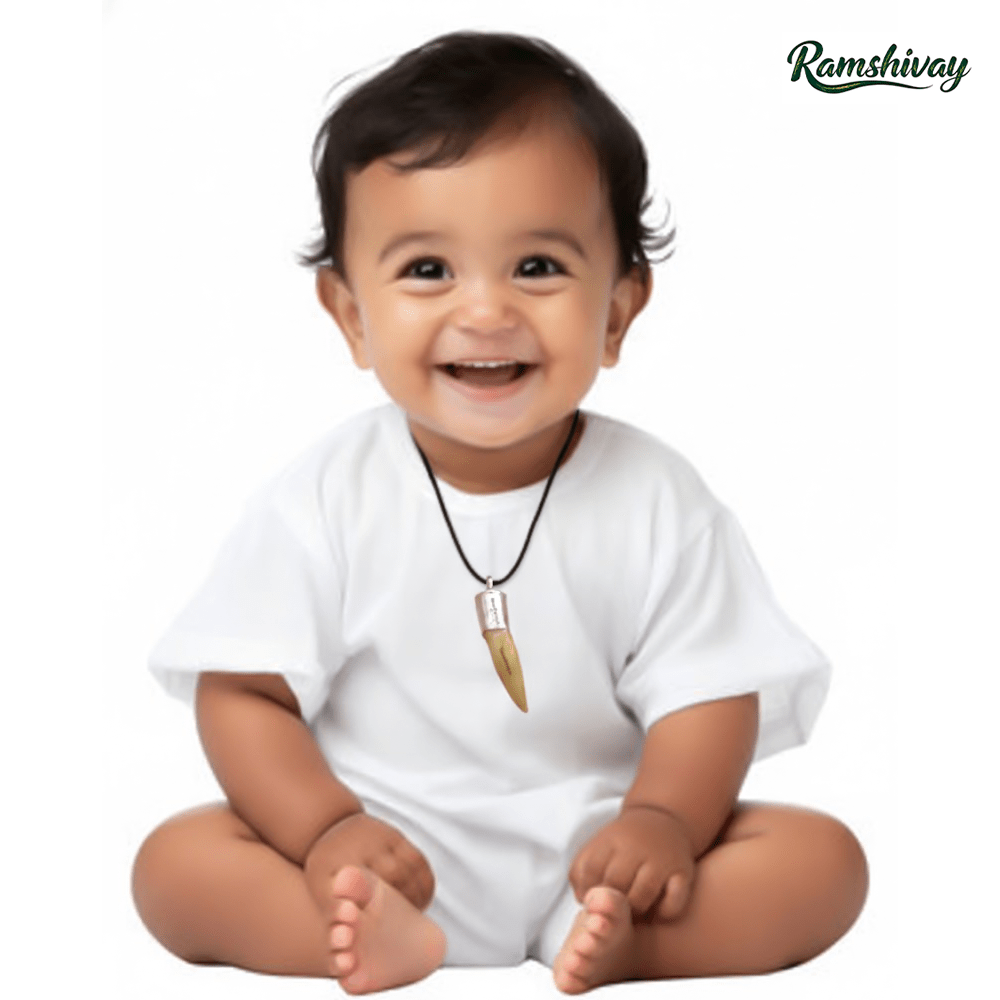 Original Shukar Dant Energized - Lab Certified Silver Cap Pendant – Ramshivay - Ramshivay