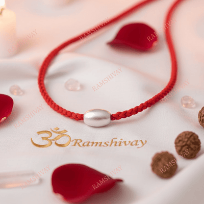 Parad Gutika Pendant - Lab Certified Pure Mercury Bead with Thread – Ramshivay