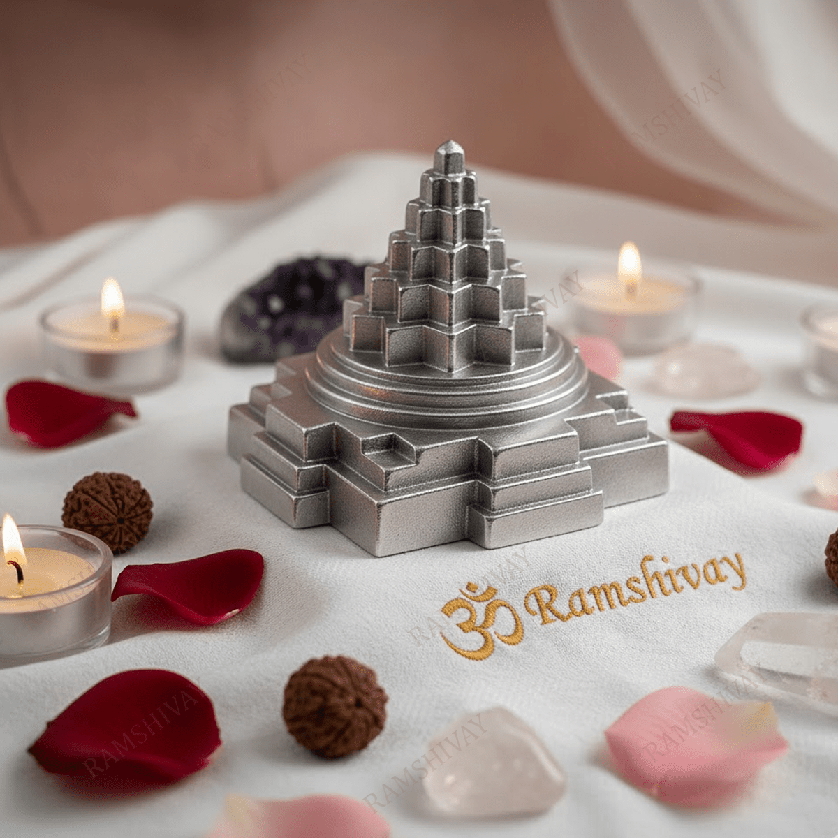 Parad Shri Meru Yantra - Lab Certified Pure Mercury Yantra – Ramshivay - Ramshivay