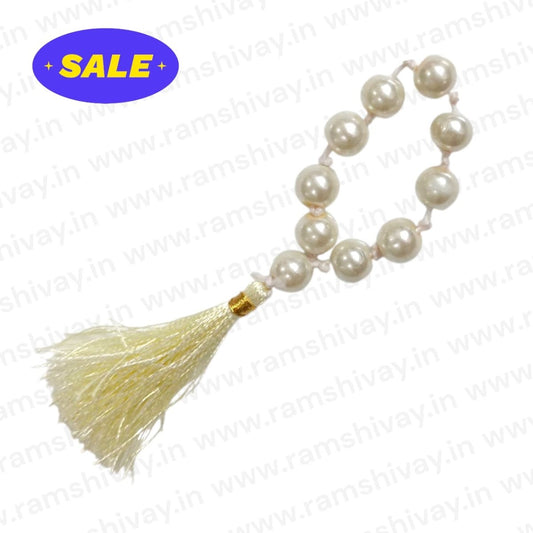 Pearl Finger Mala - 9+1 Beads with Lab Certificate | Easy Jaap & Travel Friendly – Ramshivay - Ramshivay