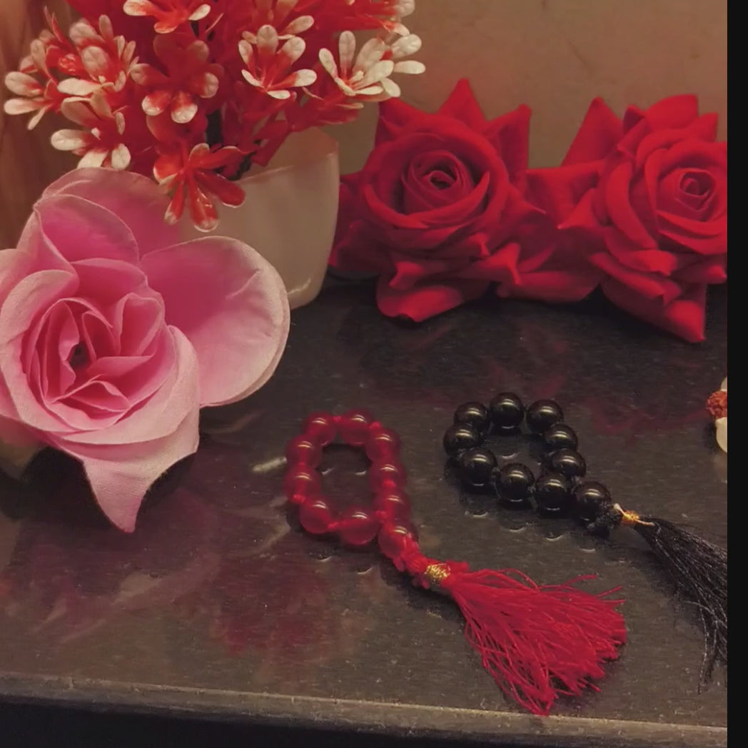 Finger Mala - Pocket Mala 9+1 Beads Lab Certified by Ramshivay