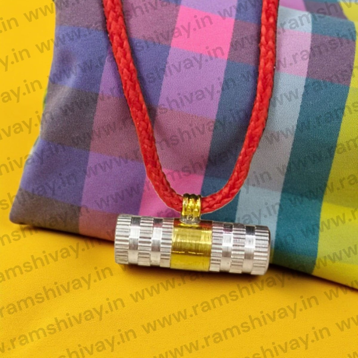 Pure Brass Turkish Style Taweez with Screw Lock Protection | Spiritual Safeguard Amulet – Ramshivay - Ramshivay