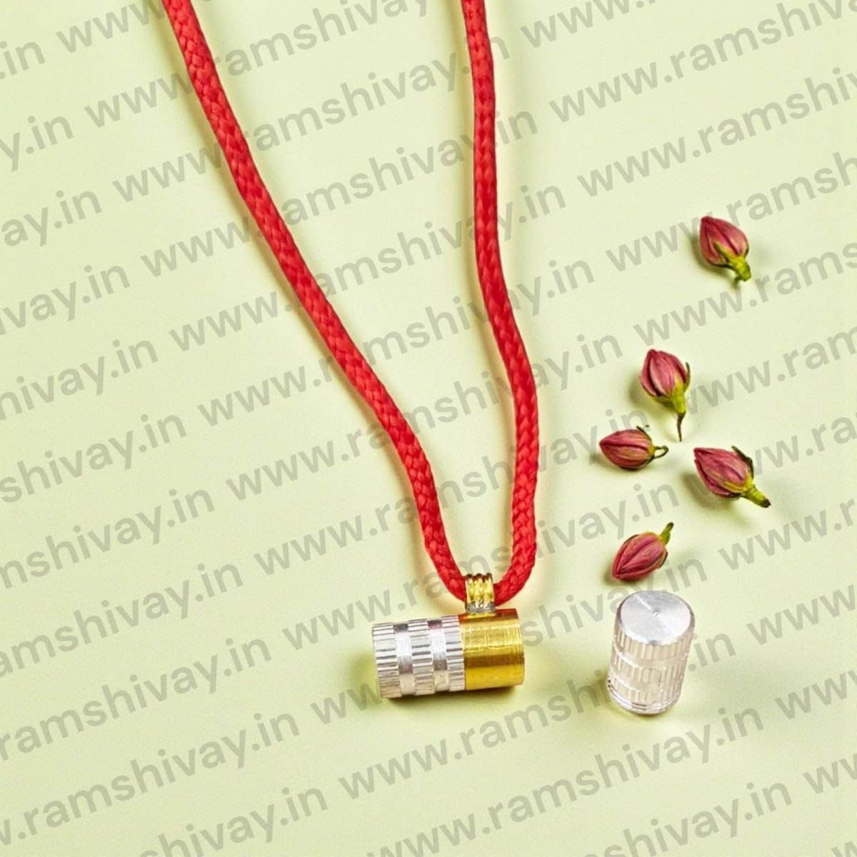 Pure Brass Turkish Style Taweez with Screw Lock Protection | Spiritual Safeguard Amulet – Ramshivay - Ramshivay