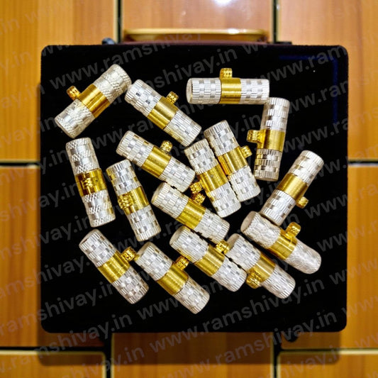 Pure Brass Turkish Style Taweez with Screw Lock Protection | Spiritual Safeguard Amulet – Ramshivay - Ramshivay