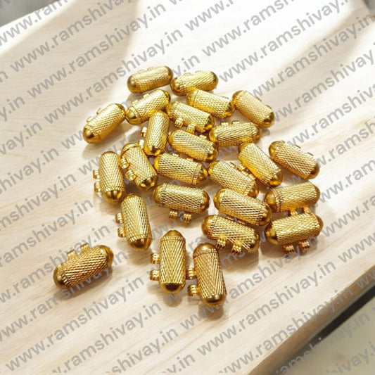 Pure Golden Taweez | Gold Plated Tabiz with Bhojpatra & Thread | Spiritual Protection Amulet – Ramshivay - Ramshivay